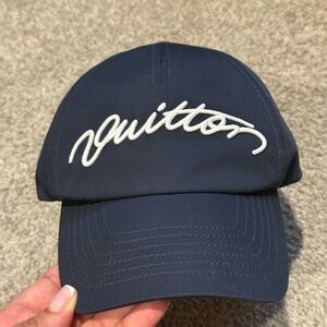 Louis Vuitton Navy Cap with White Embroidery
